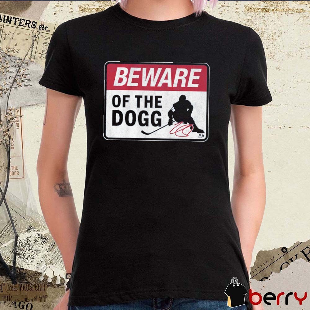 Nathan MacKinnon Beware of The Dogg Colorado Avalanche Signature t-shirt