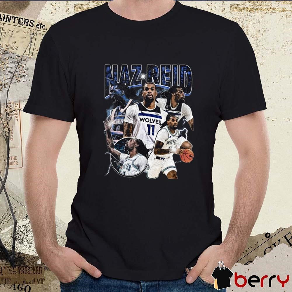 Naz Reid Minnesota Timberwolves NBA Graphic t-shirt