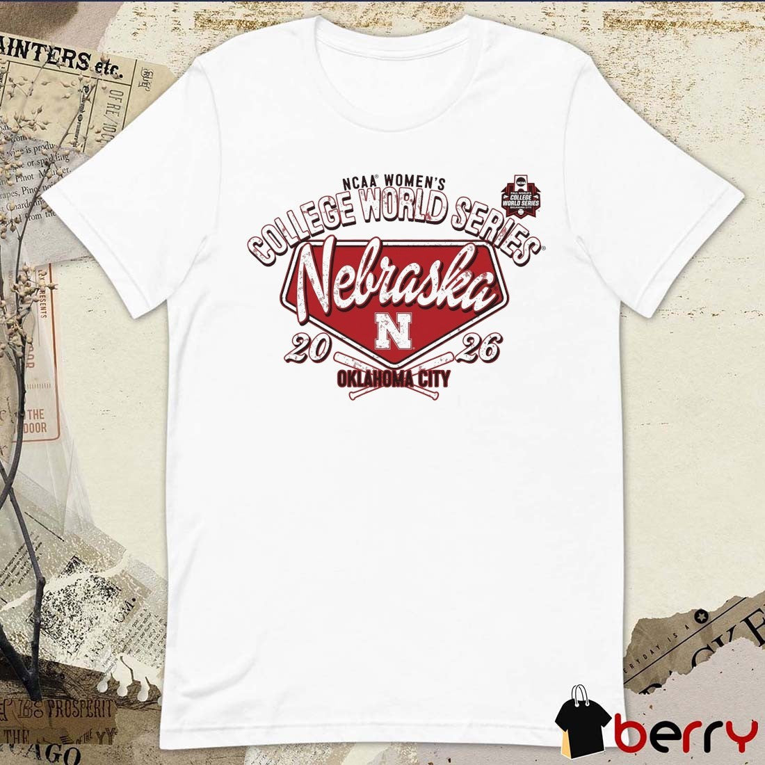 Nebraska Cornhuskers 2026 NCAA Women’s College World Series Bound Oklahoma City t-shirt