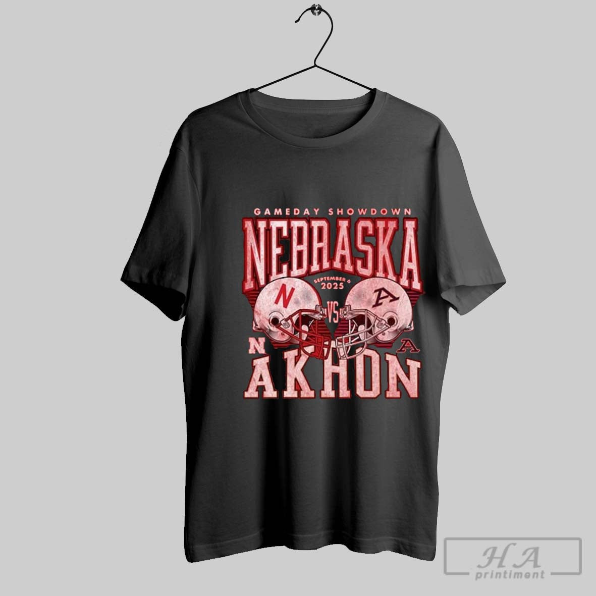 Official Nebraska Cornhuskers Vs Akron Zips 2025 Gameday Showdown Football T