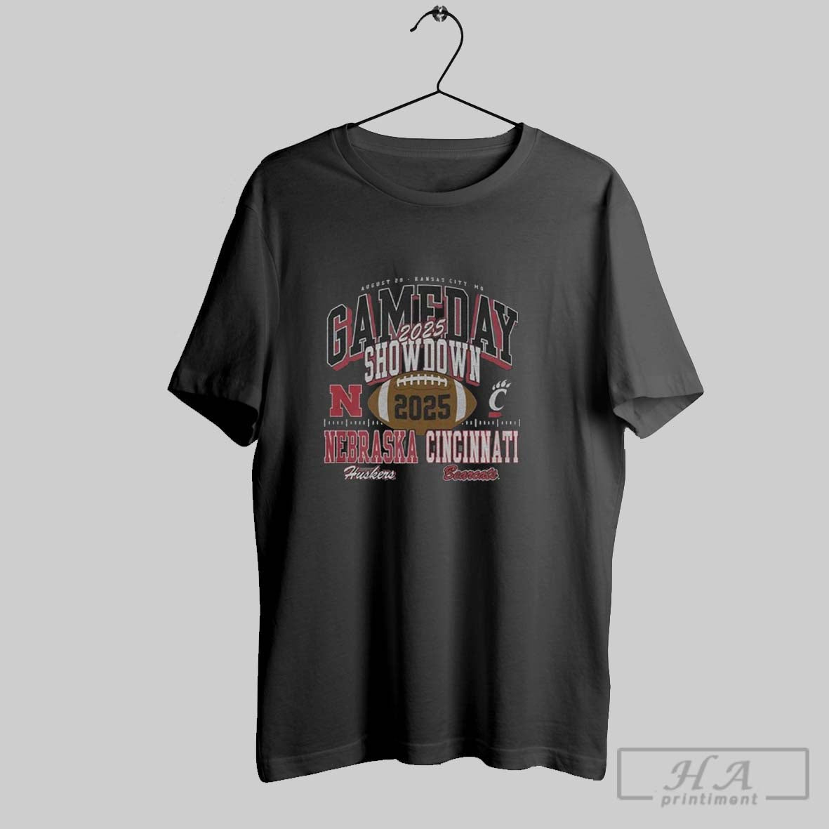 Official Nebraska Cornhuskers Vs Cincinnati Bearcats 2025 Gameday Showdown Football Shirt Hoodie Sweater Long Sleeve