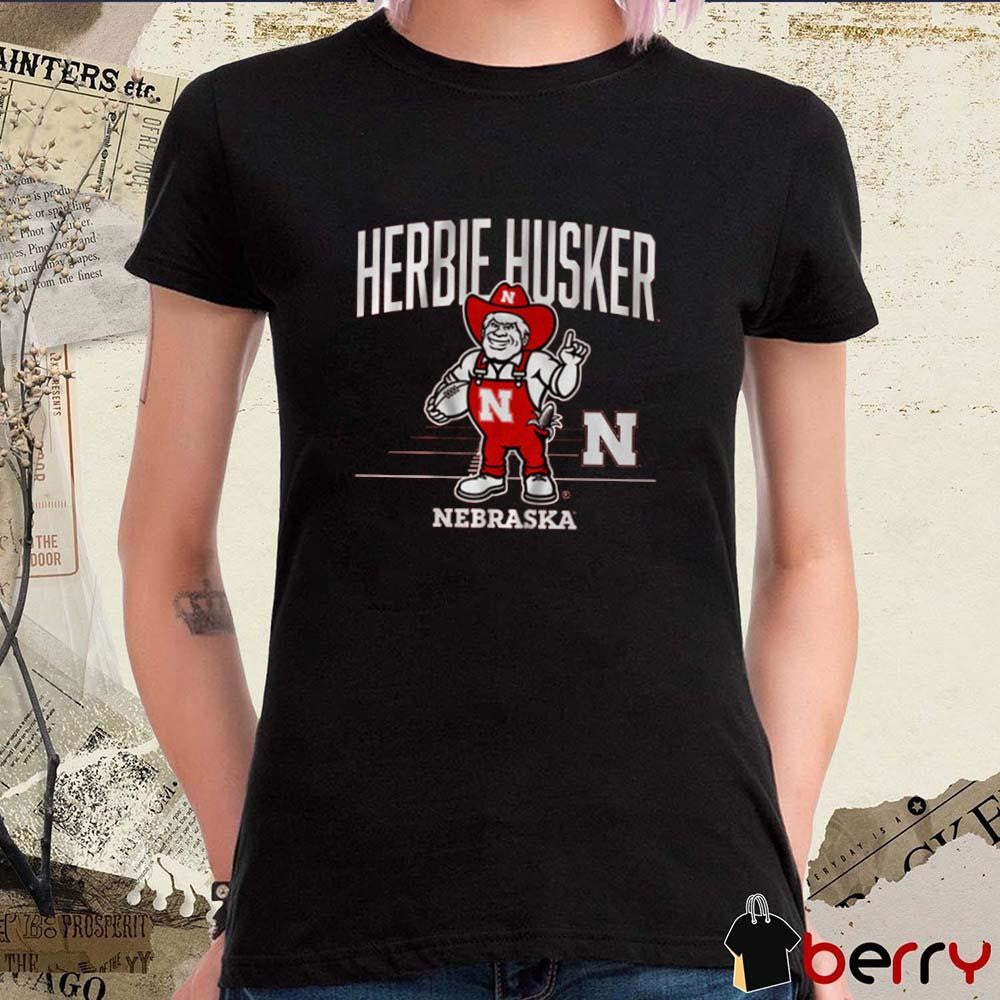Nebraska Huskers Football Herbie Husker Mascot t-shirt