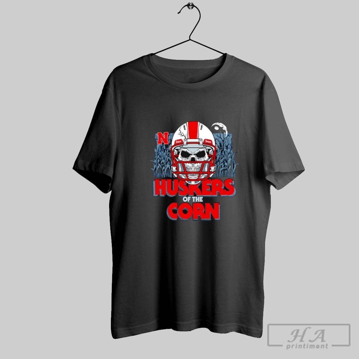 Official Nebraska Huskers Skull Huskers Of The Corn