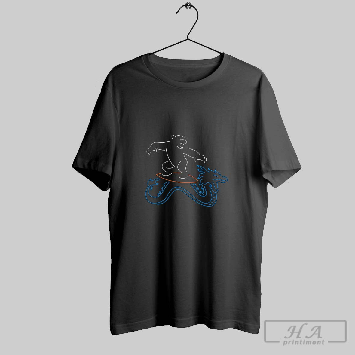 Official Neon Surfing Polar Bear New York Mets Athlete Logos Painting