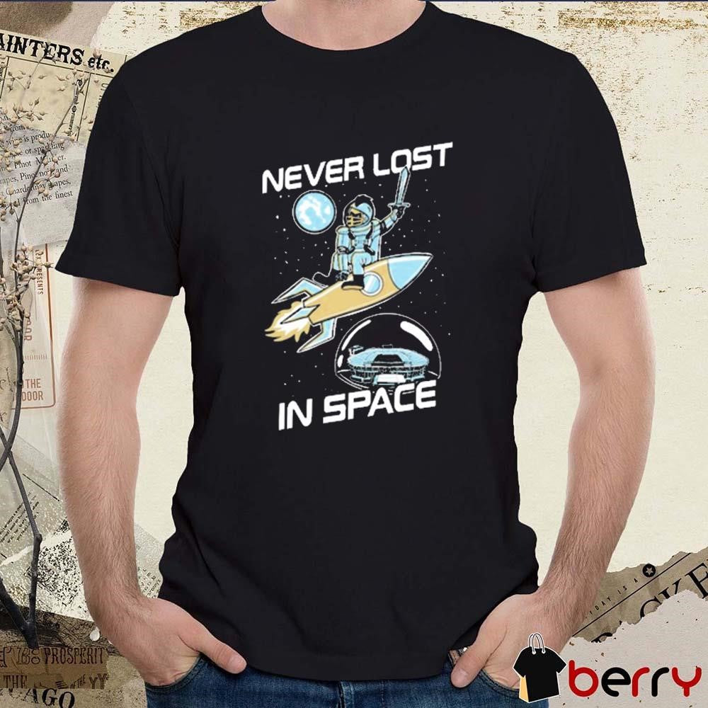 Never Lost In Space Pocket t-shirt