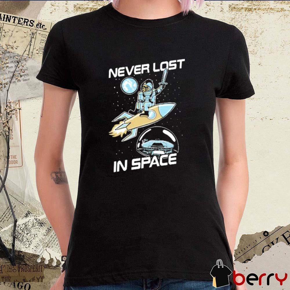 Never Lost In Space Pocket t-shirt