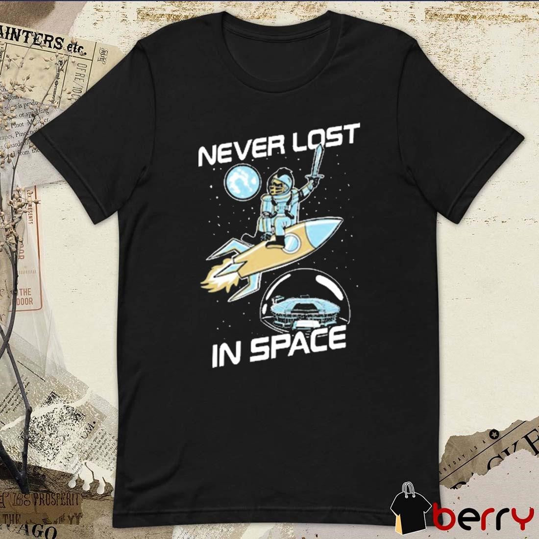 Never Lost In Space Pocket t-shirt