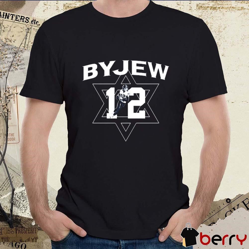 New ByJew 12 Jake Retzlaff BYU Cougars t-shirt