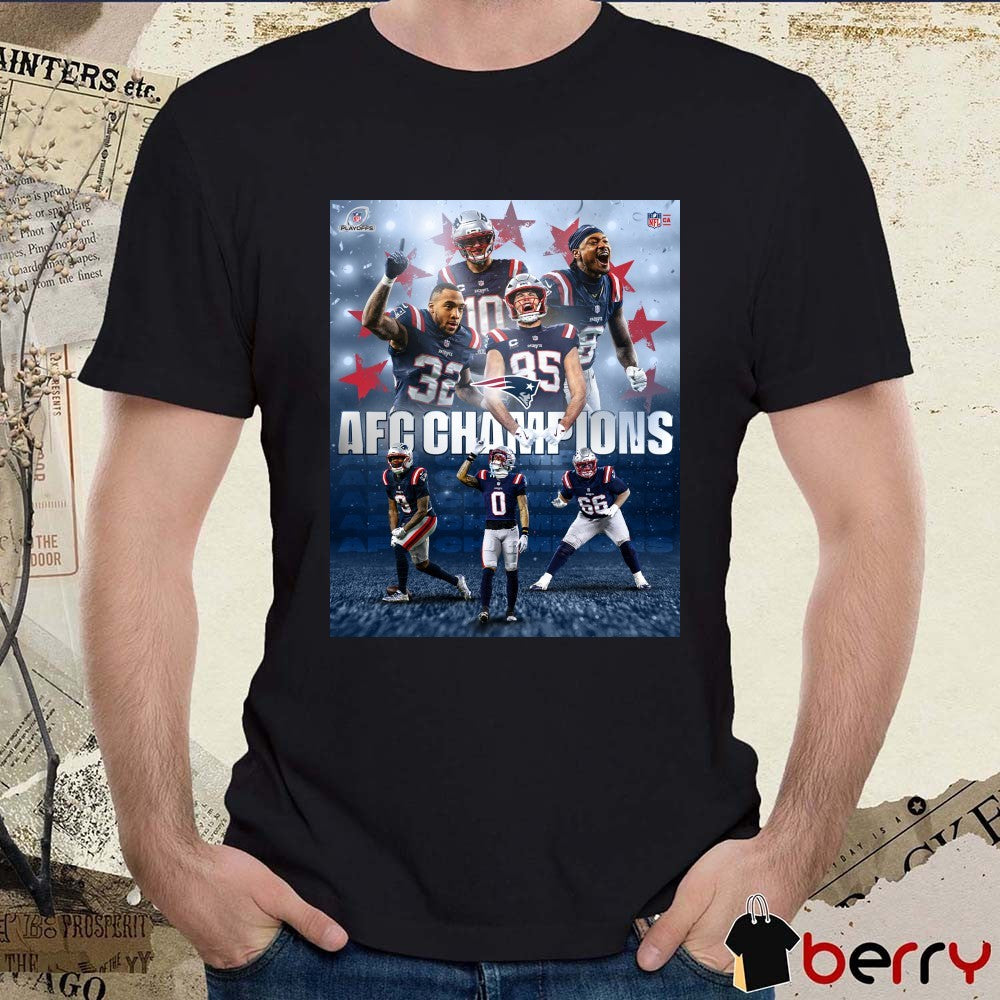New England Patriots Are Headed To Super Bowl LX AFC Champions 2025 Poster t-shirt