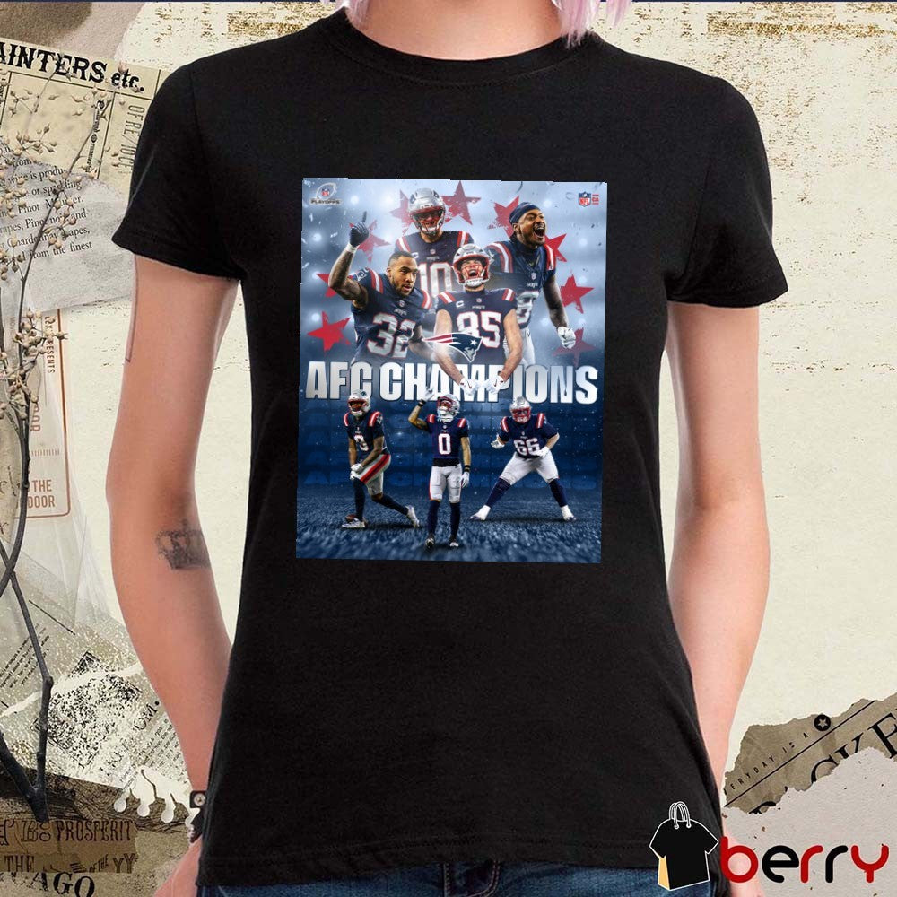 New England Patriots Are Headed To Super Bowl LX AFC Champions 2025 Poster t-shirt