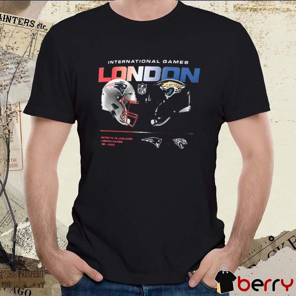 New England Patriots vs. Jacksonville Jaguars International Games London NFL 2024 t-shirt