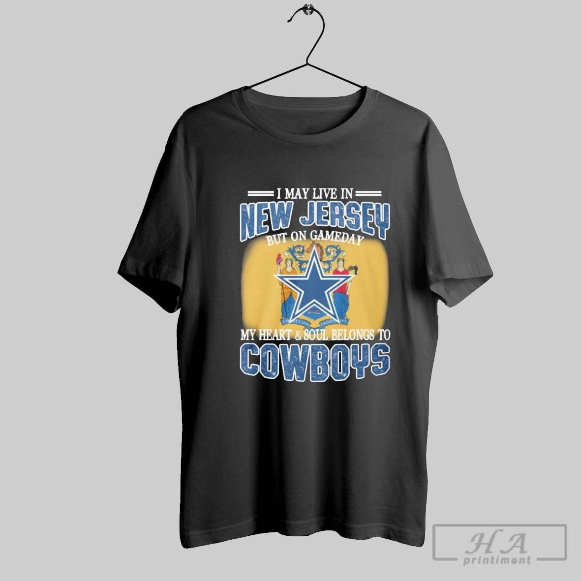 Official New Jersey Cowboys Fans Gameday My Heart And Soul