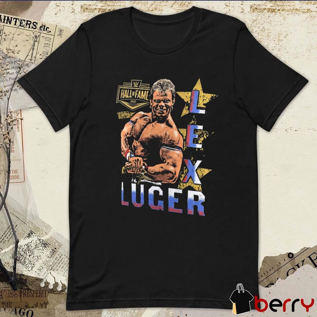 New Lex Luger Black WWE Hall of Fame Class of 2025 Signature Move Torture Rack Home Town Chicago IL t-shirt