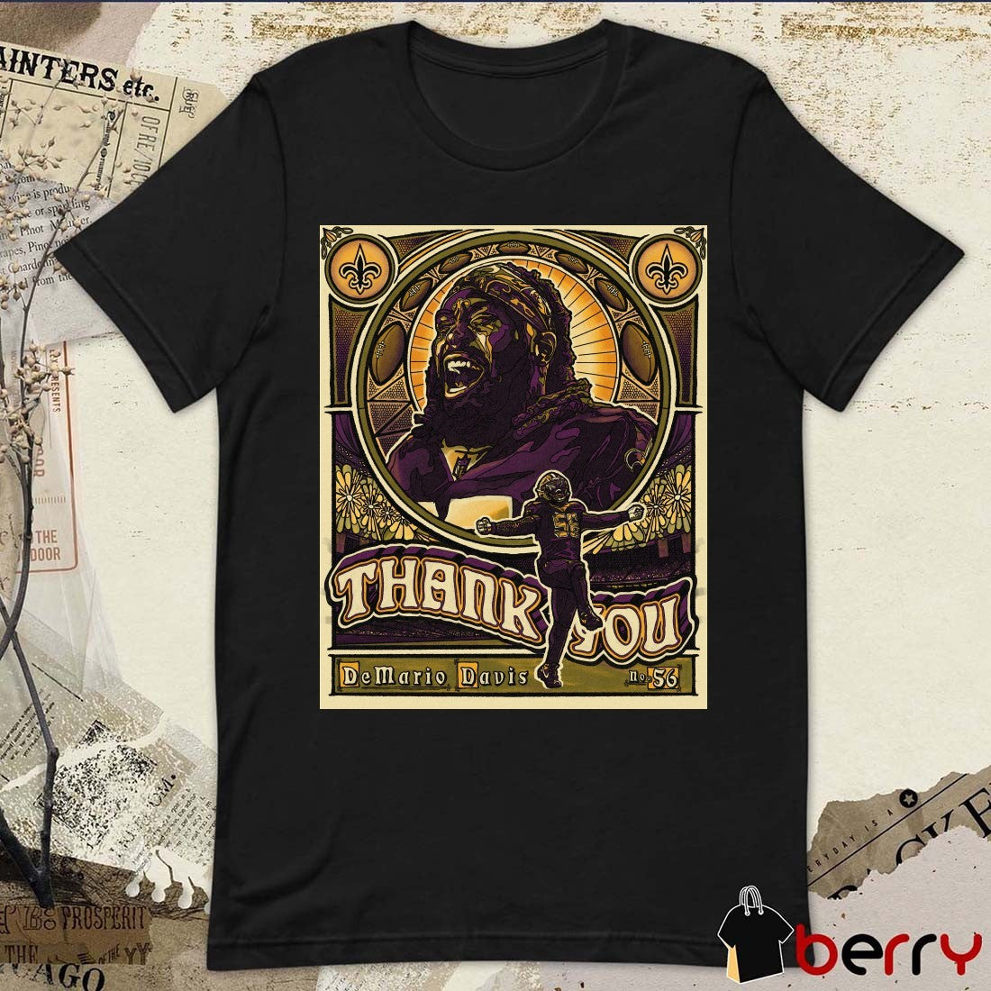 New Orleans Saints Thank You Legendary Leader On The Field Demario Davis t-shirt