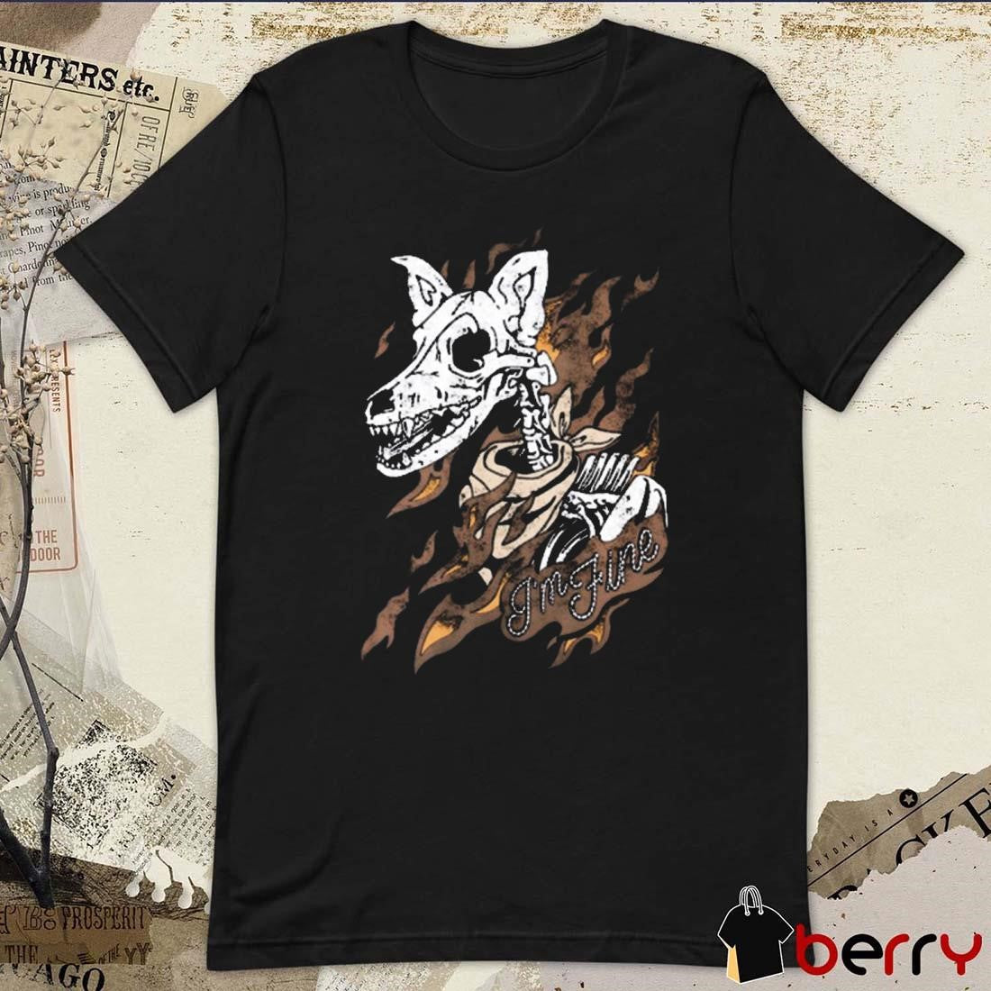 New Otto By Kris I’m Fine Vintage t-shirt