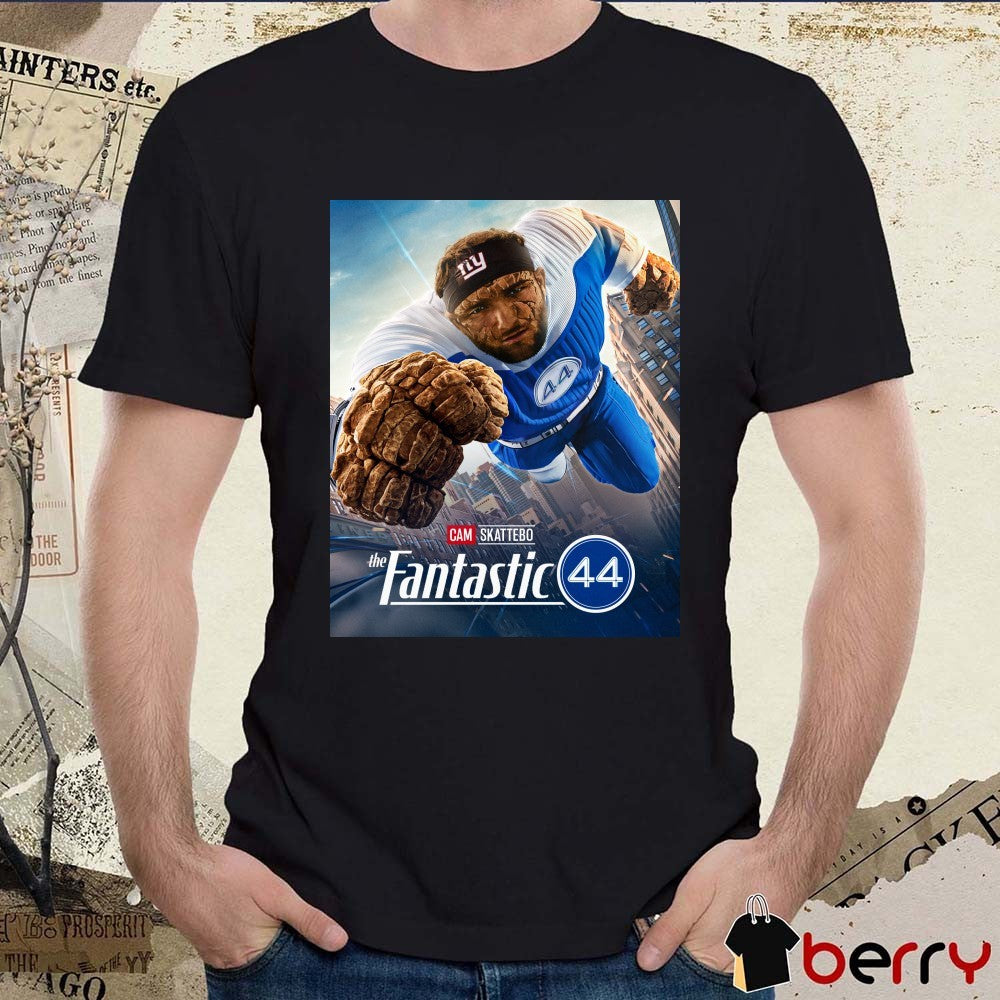 New York Giants NFL Football 2025 Cam Skattebo The Fantastic Poster t-shirt