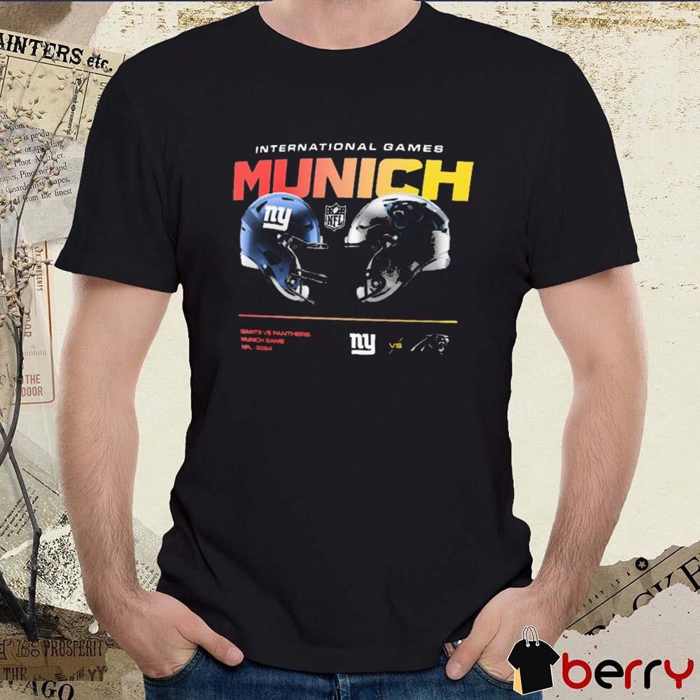 New York Giants vs. Carolina Panthers International Games Munich NFL 2024 t-shirt