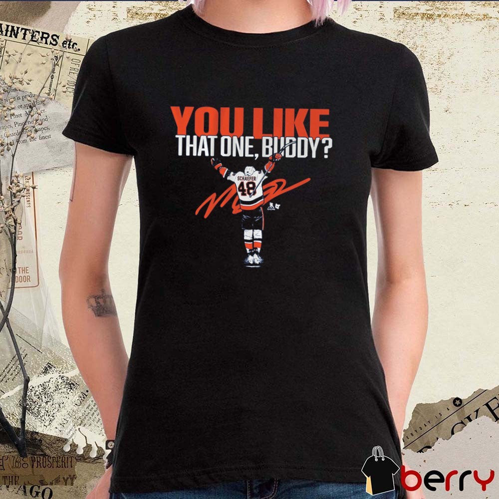 New York Islanders Matthew Schaefer You Like That One, Buddy Signature t-shirt