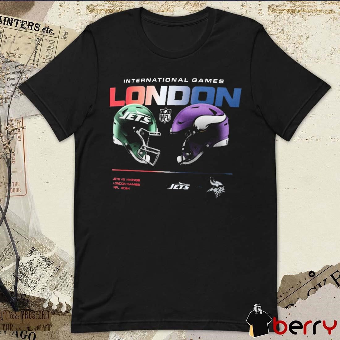 New York Jets vs. Minnesota Vikings International Games Munich NFL 2024 t-shirt