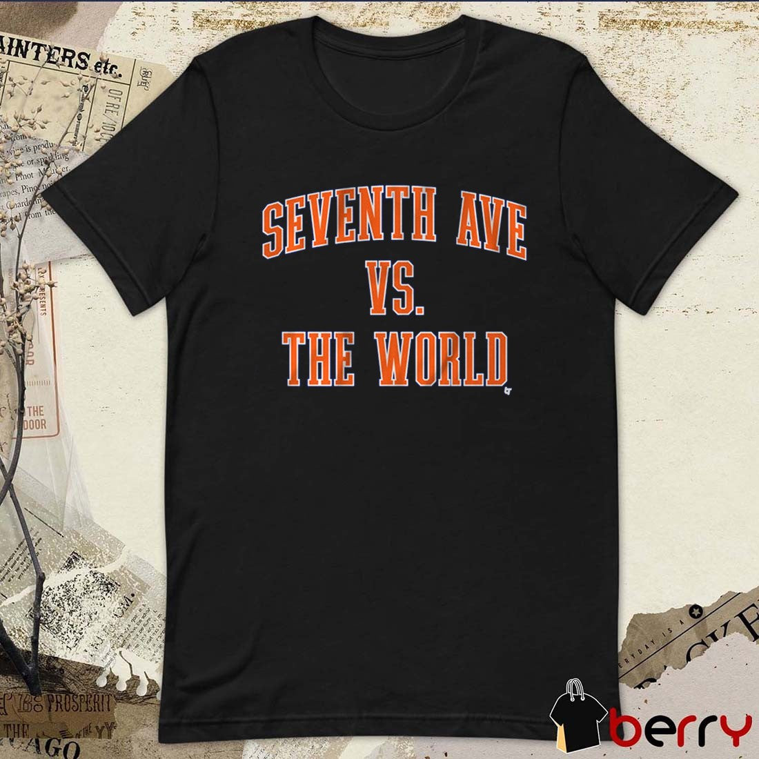 New York Knicks Basketball Seventh Ave vs. The World t-shirt