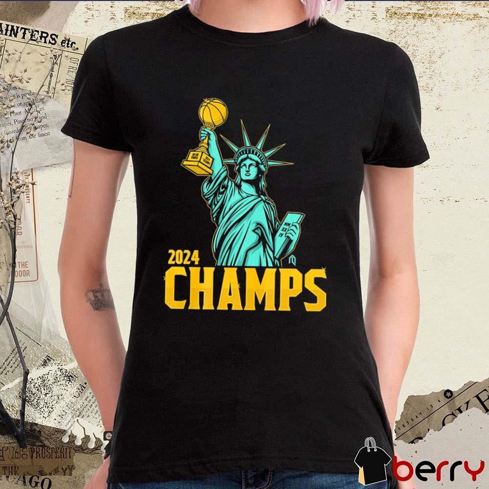 New York Liberty 2024 WNBA Basketball Finals Champs #SeaFoamSZN Retro t-shirt
