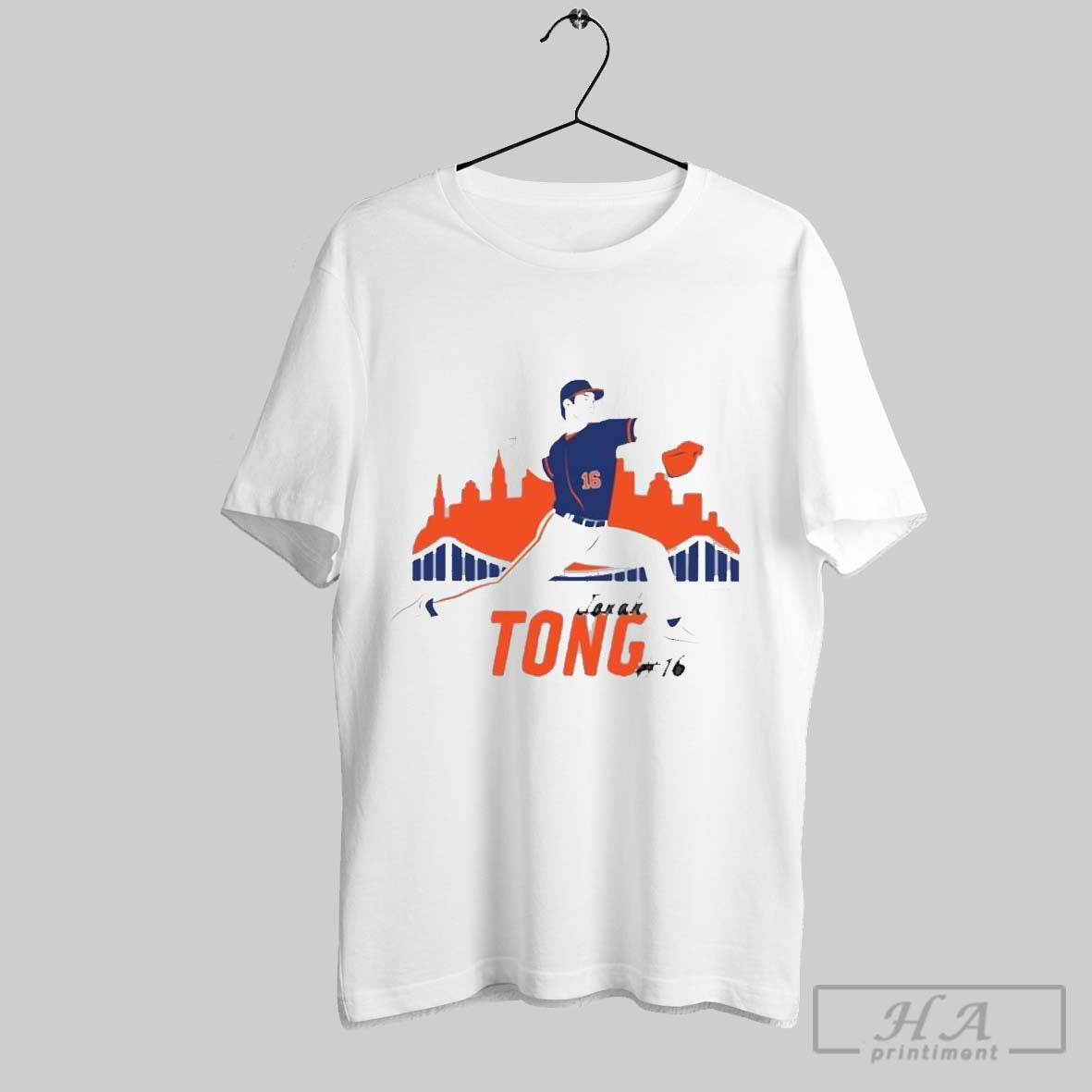 Official New York Mets Jonah Tong 16 Player