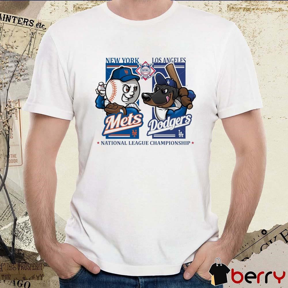 New York Mets Vs Los Angeles Dodgers MLB National League Championship 2024 Mascot t-shirt