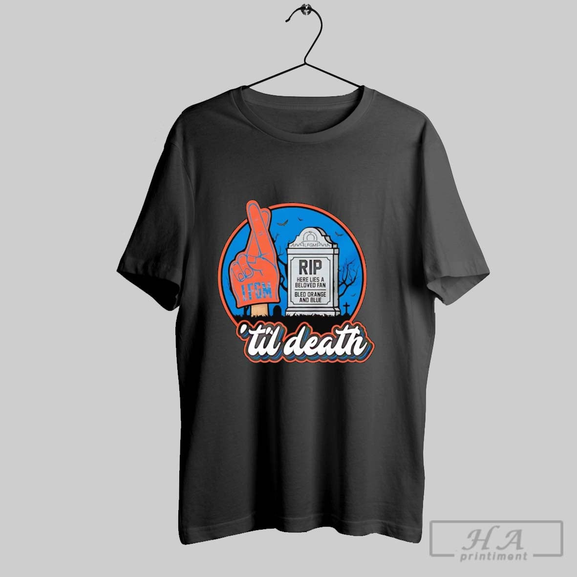 Official New York Mets Til Death Rip Halloween