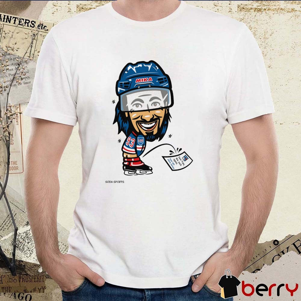 New York Rangers Hockey Dear Fans We Suck Again Your Pal Chris Drury Mika Zibanejad t-shirt