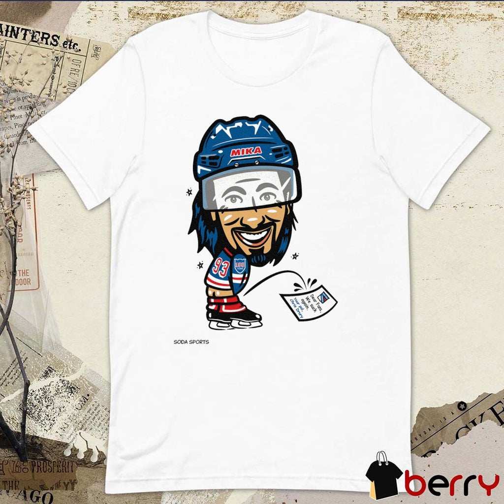 New York Rangers Hockey Dear Fans We Suck Again Your Pal Chris Drury Mika Zibanejad t-shirt