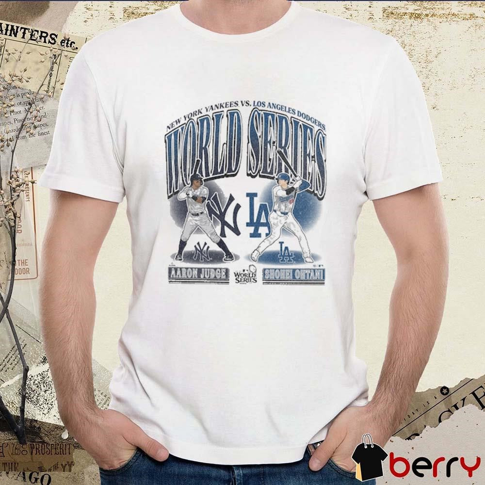 New York Yankees Aaron Judge vs. Los Angeles Dodgers Shohei Ohtani MLB 2024 World Series Matchup Franklin t-shirt