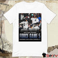 New York Yankees Force Game 5 Dodgers Lead World Series 3-1 Poster t-shirt
