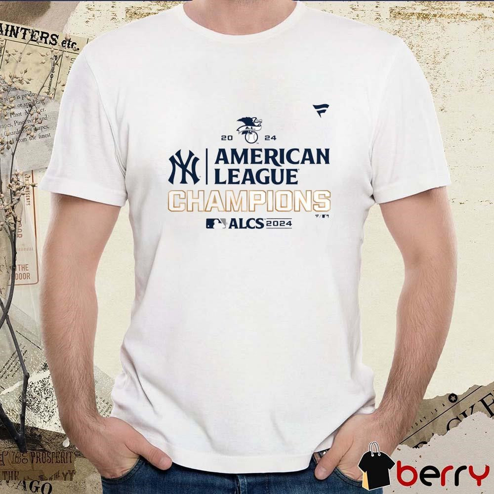 New York Yankees Heather 2024 ALCS American League Champions Locker Room t-shirt