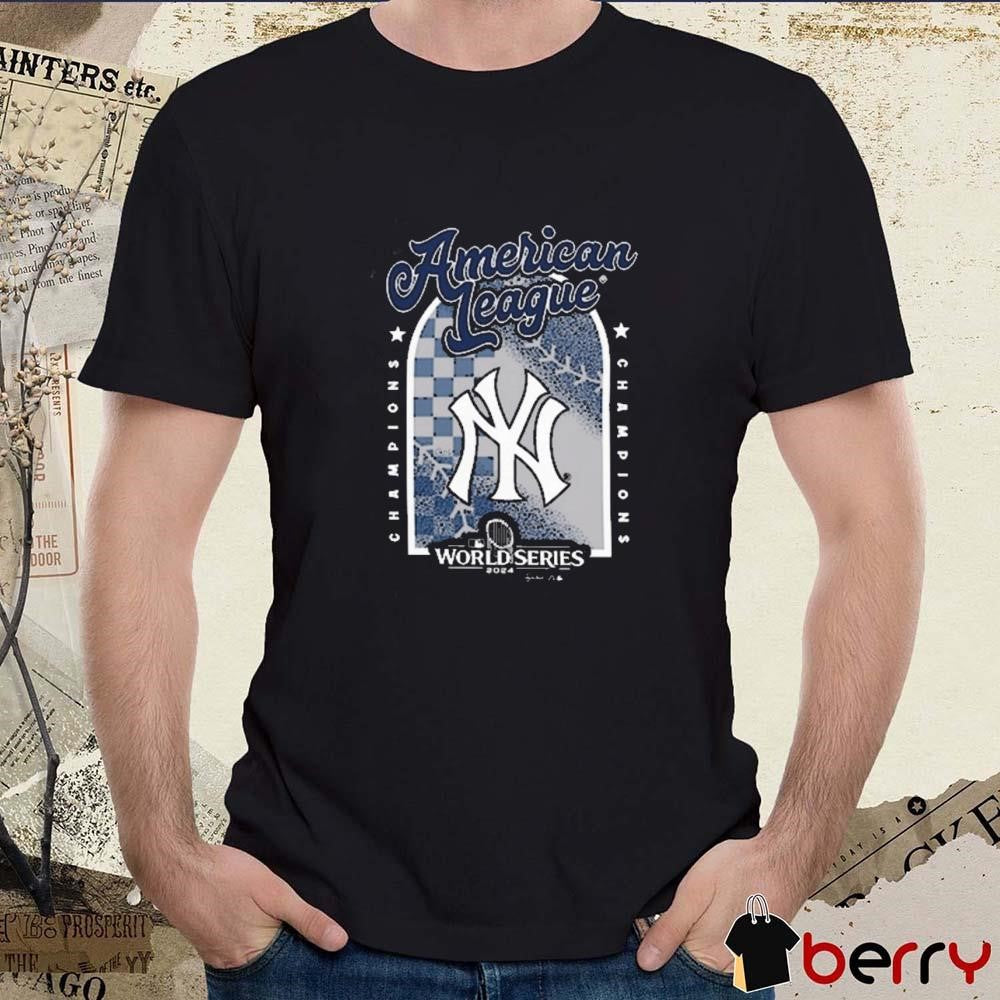 New York Yankees MLB 2024 American League Champions World Series t-shirt