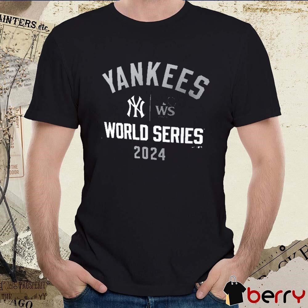 New York Yankees MLB WS 2024 World Series Arched Lockup t-shirt