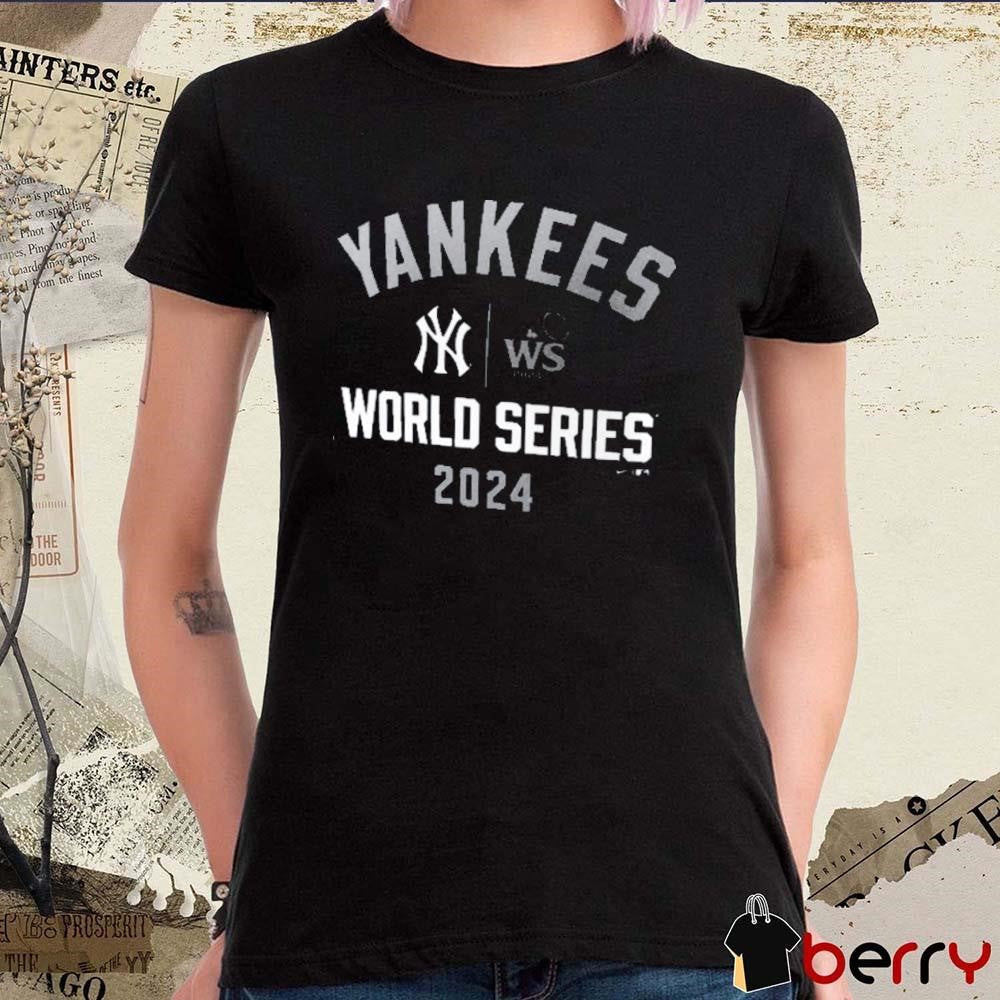 New York Yankees MLB WS 2024 World Series Arched Lockup t-shirt