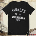 New York Yankees MLB WS 2024 World Series Arched Lockup t-shirt