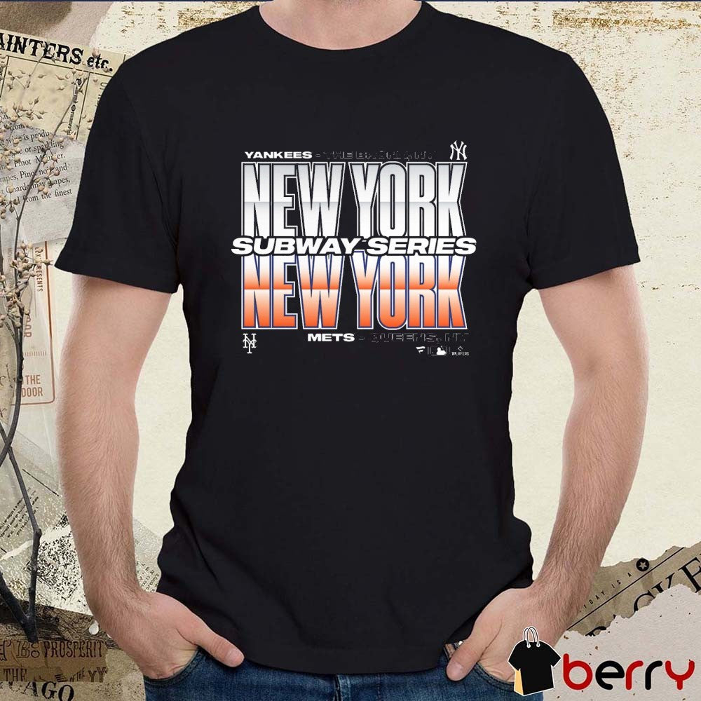 New York Yankees The Bronx NY vs. New York Mets Queens NY 2025 Subway Series Roster t-shirt