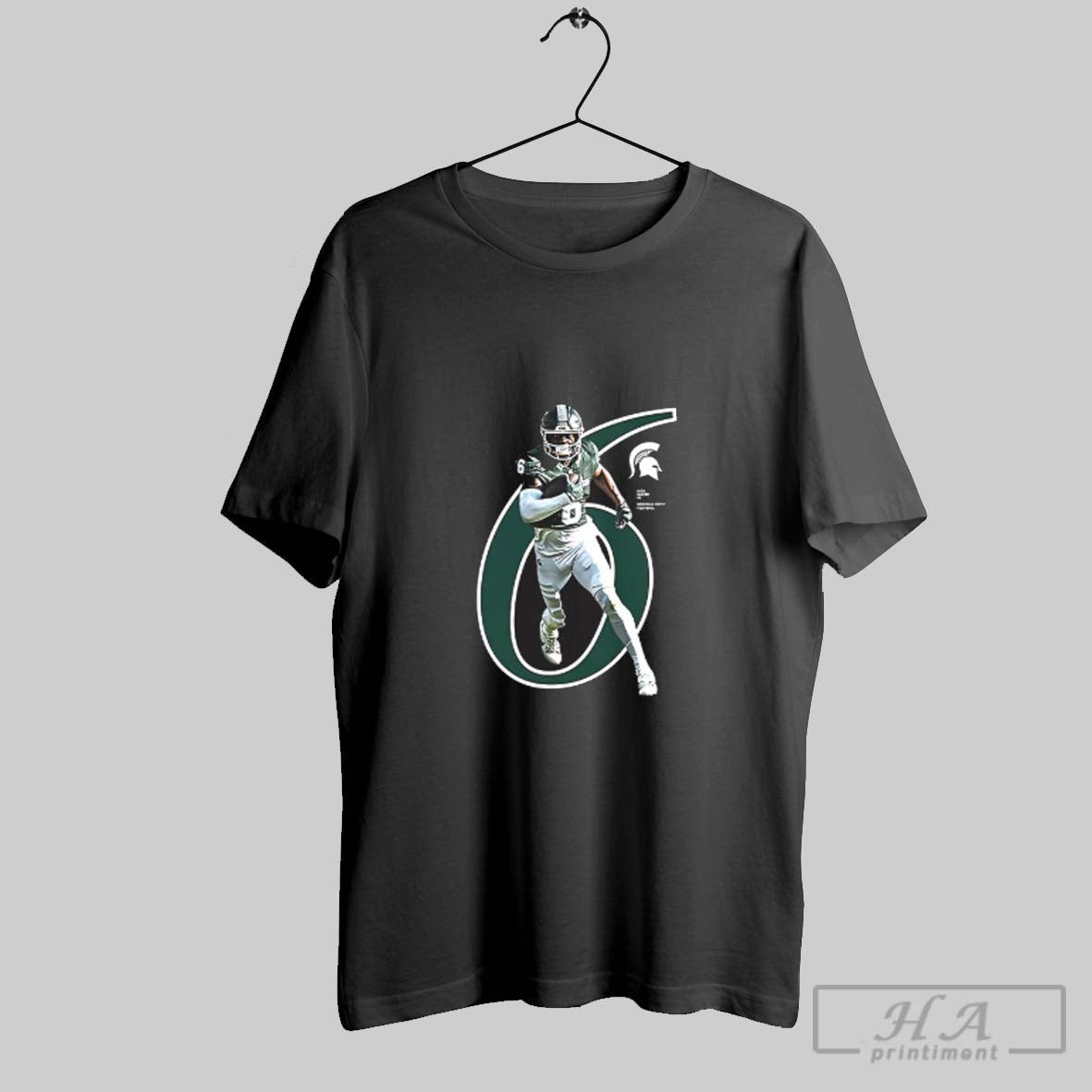 Official Nick Marsh Number 6 Michigan State Spartans Football Breakthrough V Neck