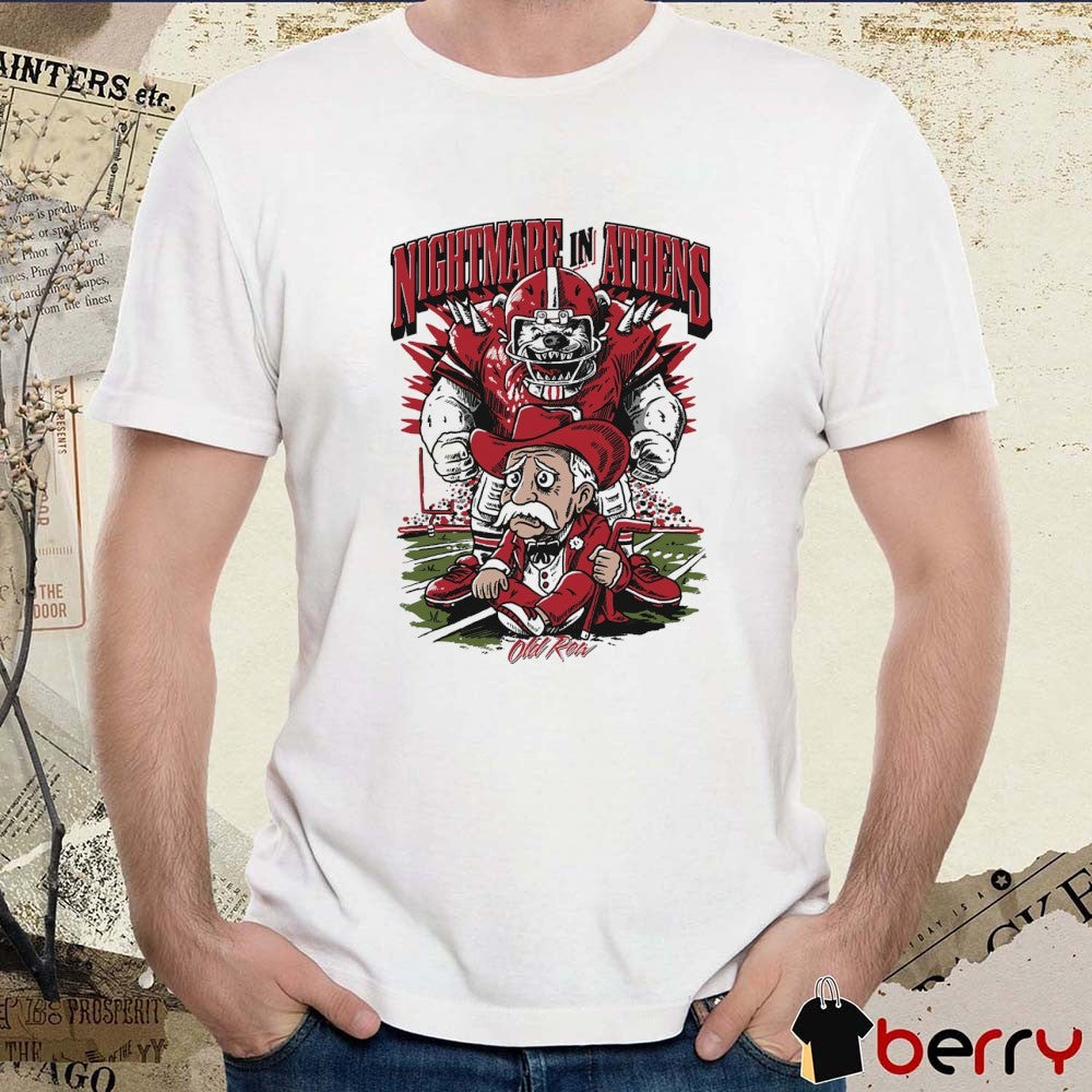 Nightmare In Athens Georgia Bulldogs Vs Ole Miss Rebels NCAA Football t-shirt