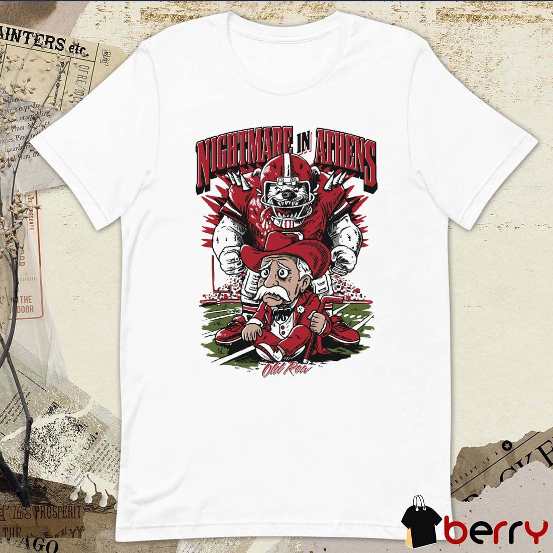 Nightmare In Athens Georgia Bulldogs Vs Ole Miss Rebels NCAA Football t-shirt