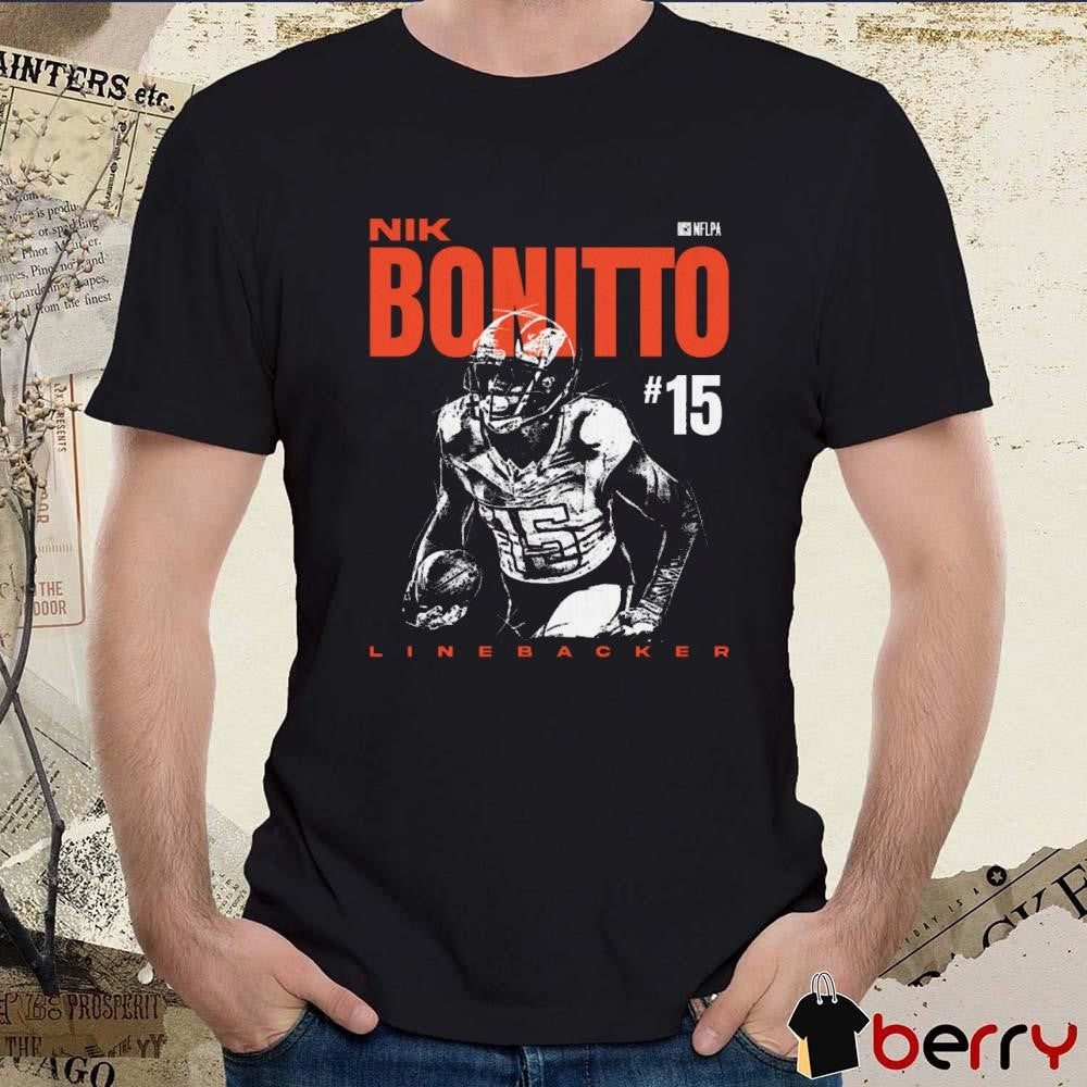 Nik Bonitto NFL Denver Broncos Linebacker Headline Vintage Painting t-shirt