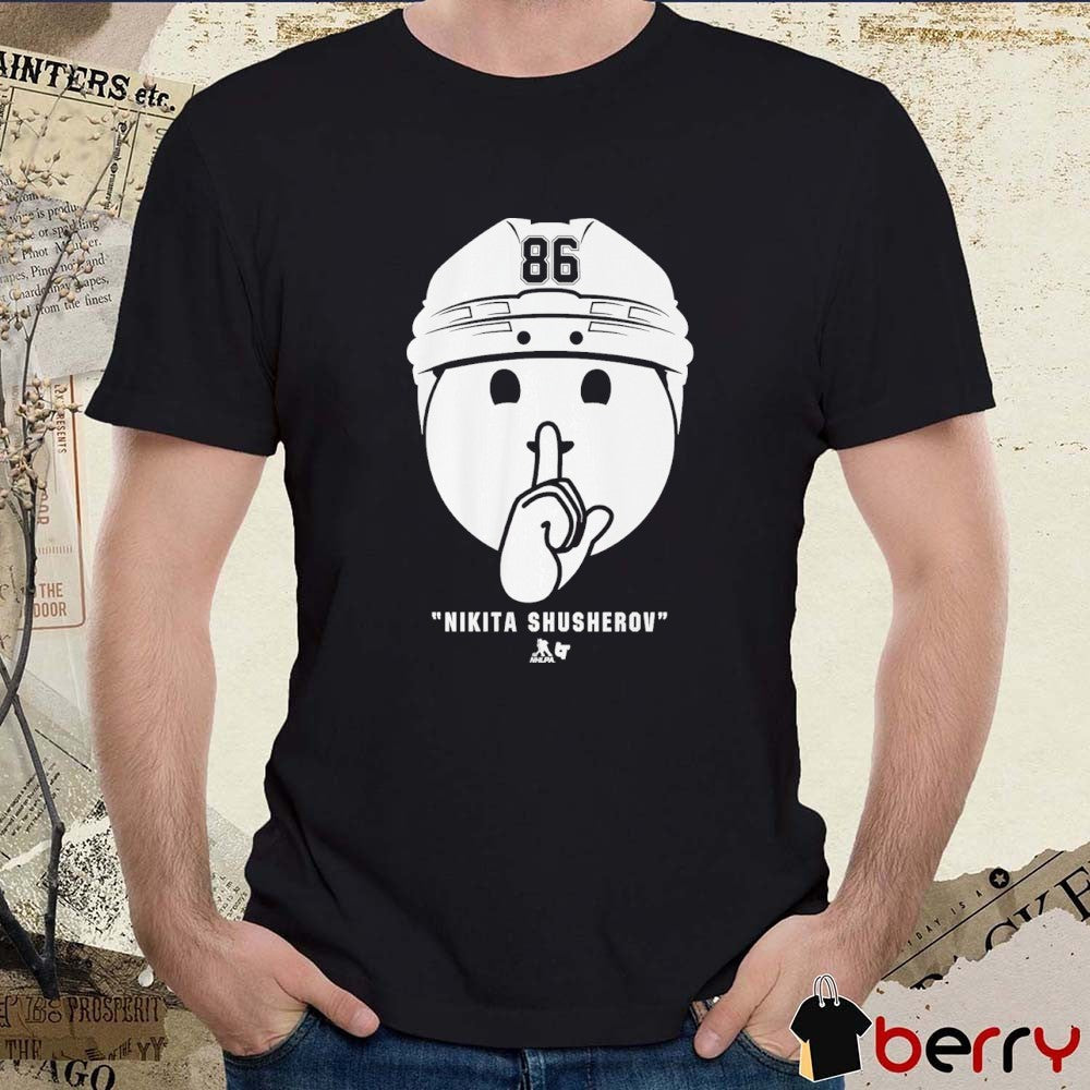 Nikita Kucherov Shhh Celly Nikita Shusherov Tampa Bay Lightning Hockey t-shirt