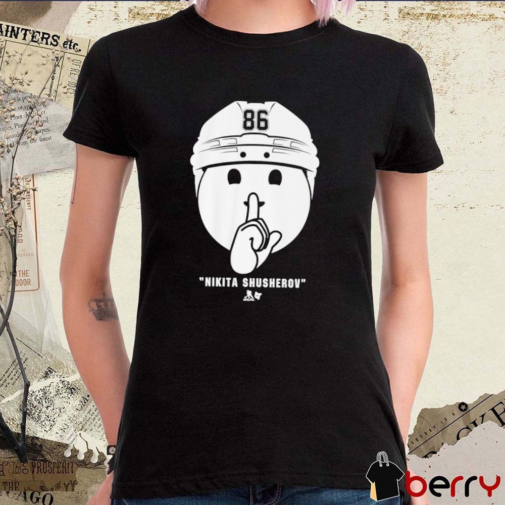 Nikita Kucherov Shhh Celly Nikita Shusherov Tampa Bay Lightning Hockey t-shirt