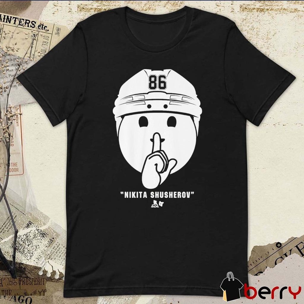 Nikita Kucherov Shhh Celly Nikita Shusherov Tampa Bay Lightning Hockey t-shirt