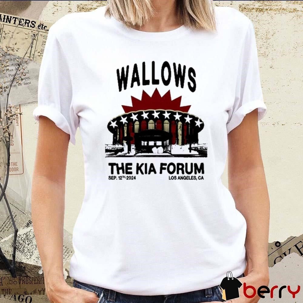 Niko Mukelyan Wallow The Kia Forum Sep 12 2024 LA t-shirt