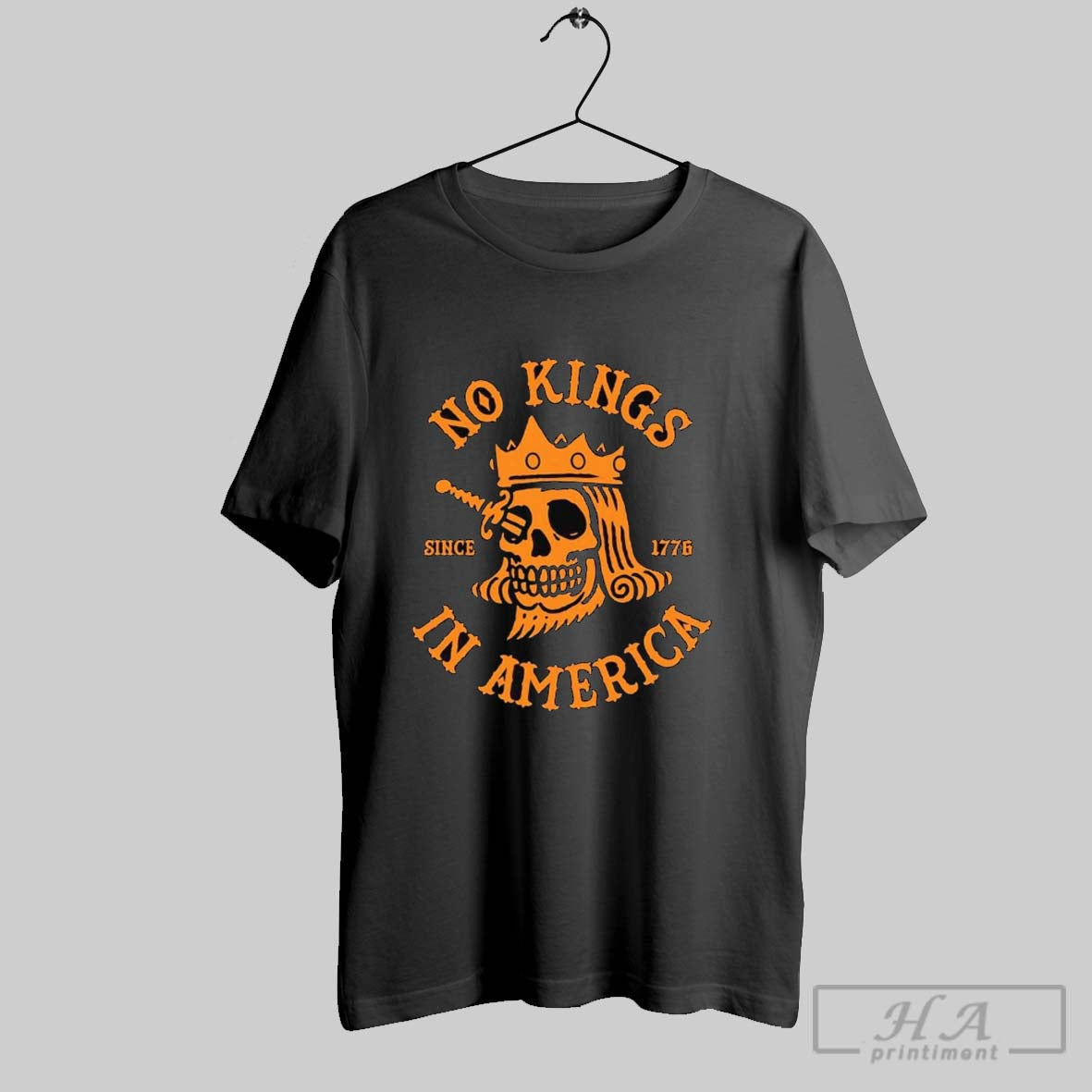 Official No Kings Skull In America Since 1776 Halloween