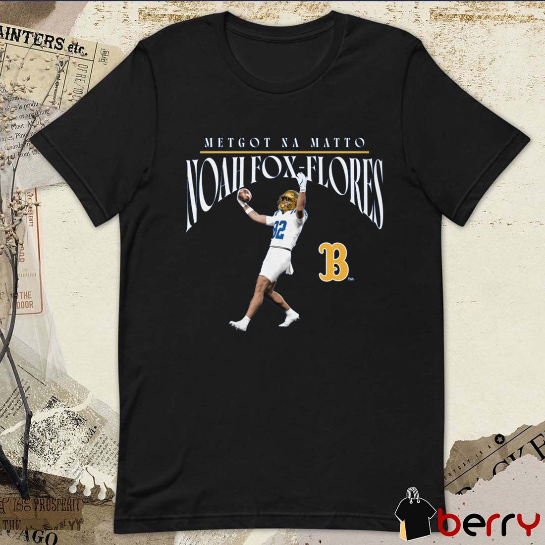Noah Fox-Flores Metgot Na Matto UCLA Bruins Graphic t-shirt