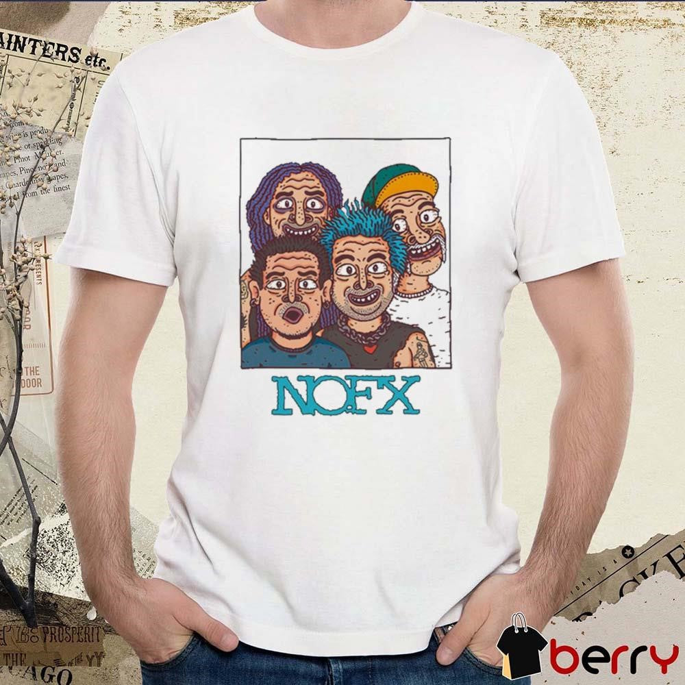 Nofx The Final Tour 2024 Caricature t-shirt