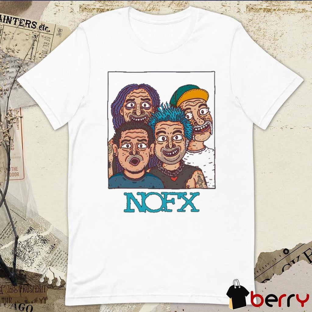 Nofx The Final Tour 2024 Caricature t-shirt